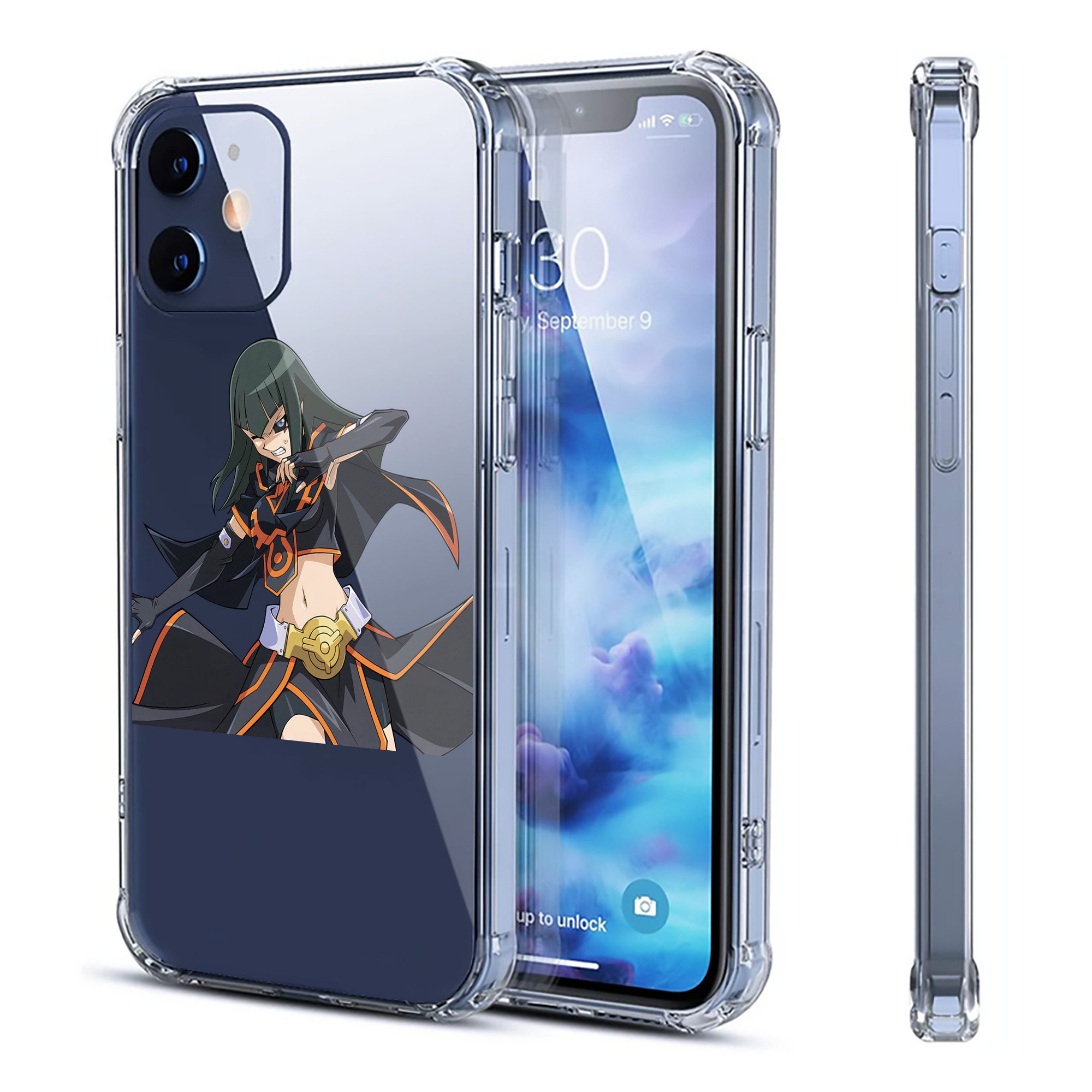 （画像用） 遊☆戯☆王 Yu-Gi-Oh! 【iPhone 12シリーズ対応】透明スマホケース（クリアソフトケース）